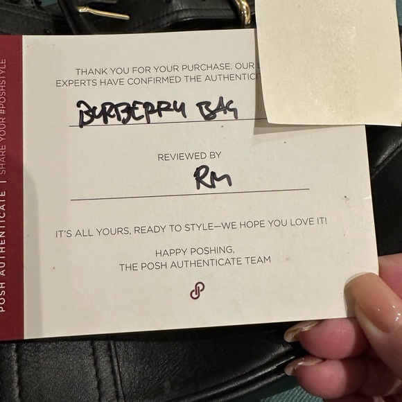 AUTHENTIC Burberry Bag EUC - Picture 4 of 16